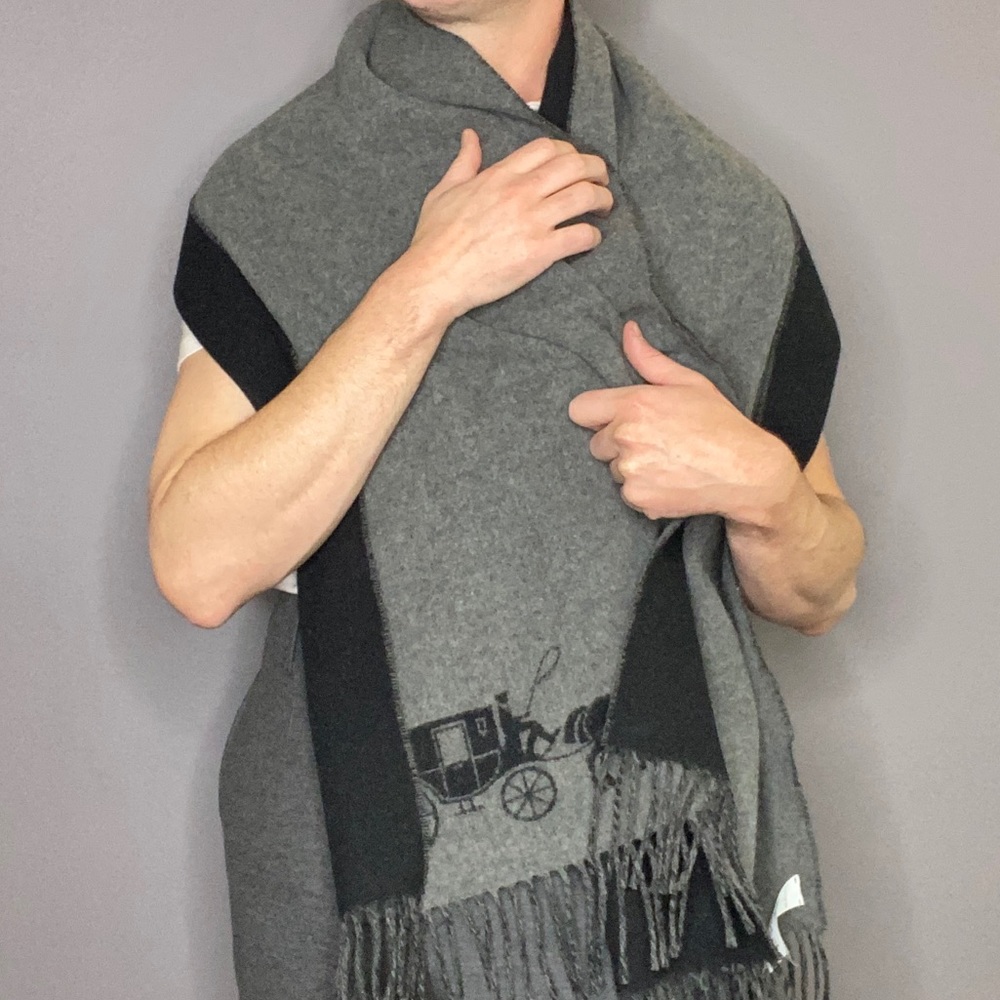 COACH wool scarf - Picture 5 of 7